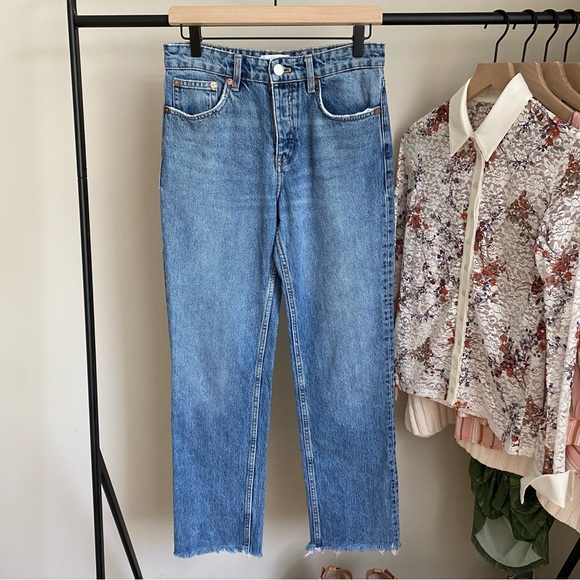 Zara Jeans Zara Straight Leg Jeans Poshmark